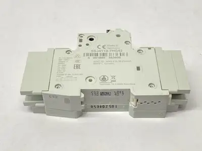 5ST3010-0HG,5SJ4113-7HG42 | Siemens 5SJ4113-7HG42 Circuit Breaker 1P 13A 277V/489V w/ 5ST3010-0HG Switch - Used