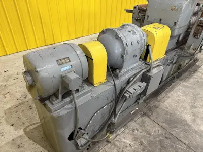 36”  YODER MODEL #M3 POWERED SLITTING HEAD w/ POWERED FEED & HOLD DOWN ROLLS : STOCK #22953