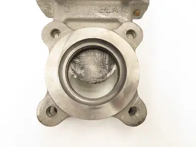 DeZurik Fig. 824 3" Stainless Knife Gate Valve Lug Style Rising Stem Metal Seat
