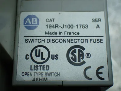 USED ALLENBRADLEY 194RJ1001753
