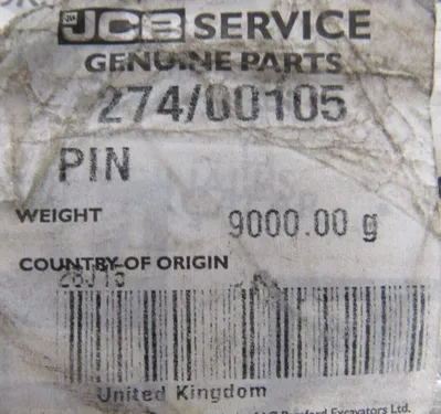 NEW JCB 274/00105 PIVOT PIN 27400105