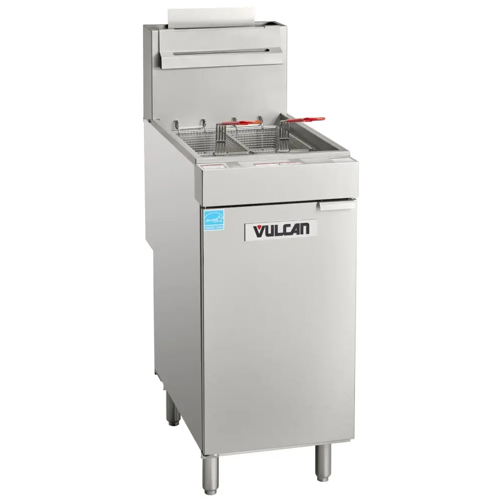 Vulcan 1VEG35M Gas Fryer - (1) 40 Lb Vat, Floor Model, Natural Gas