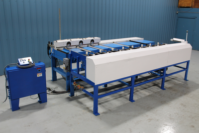 Ultimizers S-Transfer Lateral Infeed for Optimizing Saw