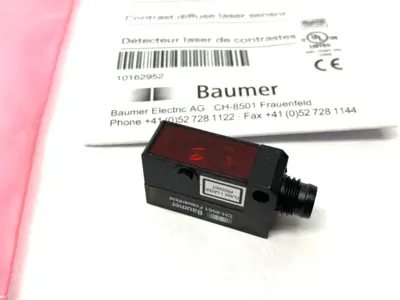 New | in-Stock BAUMER MINIATURE DIFFUSE CONTRAST SENSOR 3~150MM Sensors | Maverick Industrial Sales #1108404