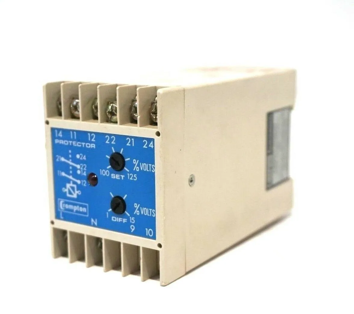 USED CROMPTON INSTRUMENTS 252-PVOU RELAY 252PVOU