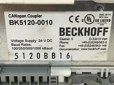 USED BECKHOFF BK5120
