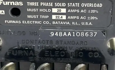 Used FURNAS 948AA108637 Miscellaneous Equipment (Electrical & Power) Ohio US | Surplus Asset Holdings #1236585