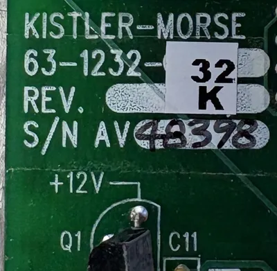 KISTLER-MORSE 63-1232-32 REV. K Printed Circuit Boards (PCBs) | ESS Industrial Equipment Sales (7)