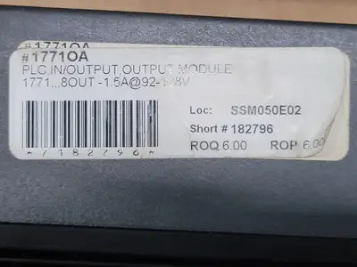 USED ALLEN-BRADLEY 1771-OA