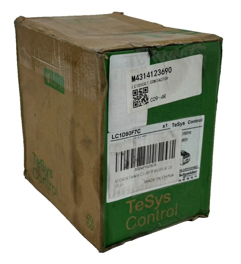 NEW SCHNEIDER ELECTRIC LC1D50F7C CONTACTOR 110VAC 50A 3P