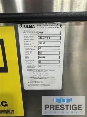 USED 2021 ULMA ATLANTA E