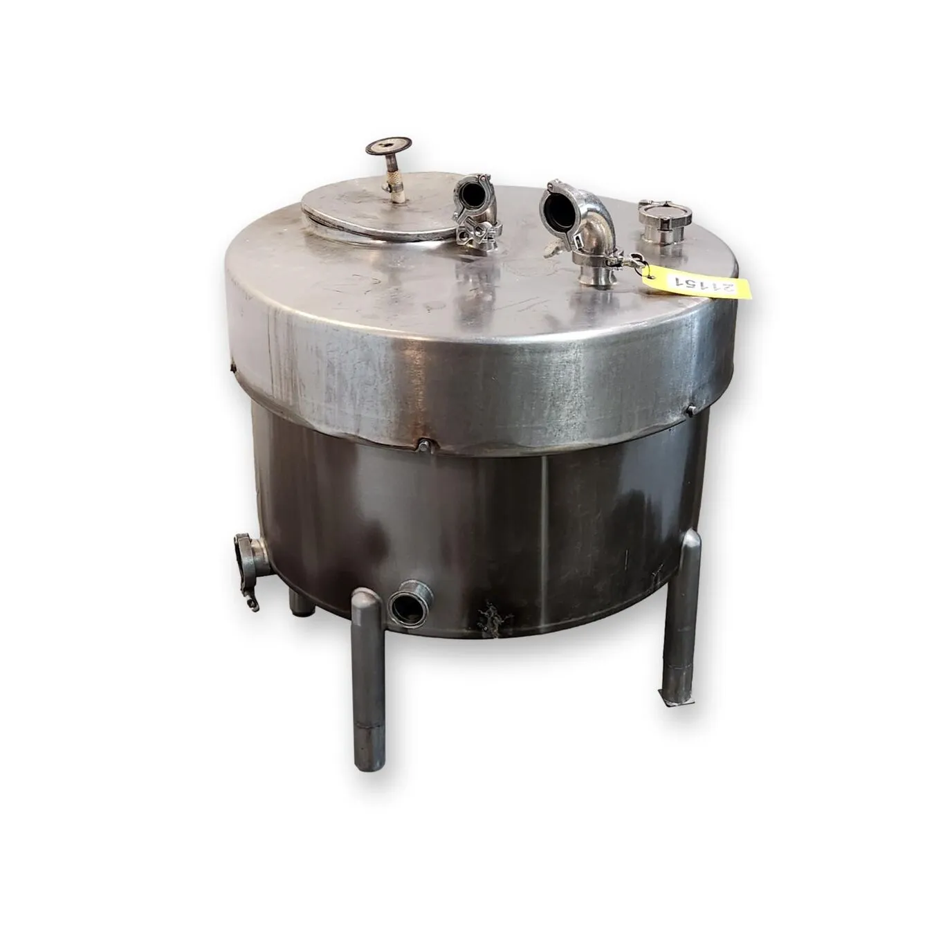 Used Stainless Steel Liquid Balance Tank – 30 Galllon
