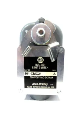 ALLEN BRADLEY 801-CMC21 LIMIT SWITCH SER.A 801CMC21 NEW SURPLUS