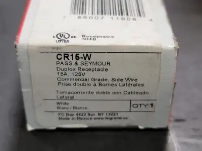 NEW PASS & SEYMOUR CR15-W