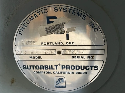 SUTORBILT 3200 size 22x42 Blower