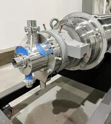 (2) GEA Westfalia ProteinMaster CF 6000 sanitary tricanter rotating assemblies, 316SS.