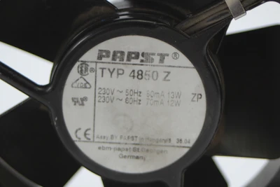 Used PAPST 4850Z Axial Fans California US | Davliegogo LLC #1705848