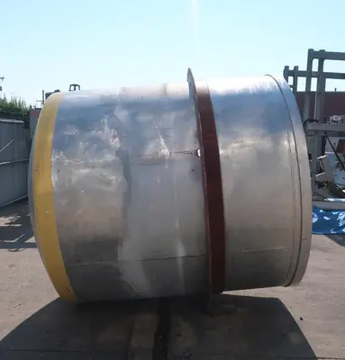 SPC8795  Tank 1500 gallon vertical tank, Stainless Steel, dish