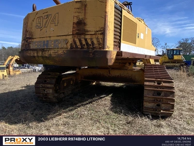 Used 2003 LIEBHERR R974BHD LITRONIC Excavators Alabama US | Proxy Equipment #1377919