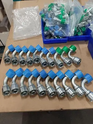NEW EATON - WEATHERHEAD H280 DURA-TUFF HYDRAULIC HOSE AND Z-STYLE FITTINGS