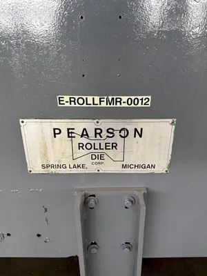 15 STAND X 3" ARBOR X 42" PEARSON SHADOW PANEL ROLLFORMER. STOCK # 0732922