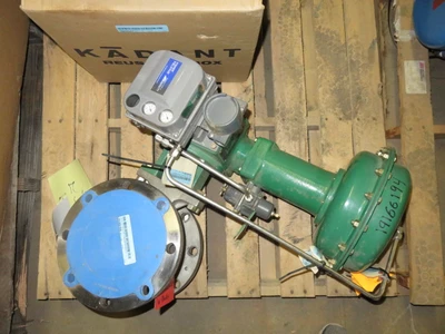 Fisher 6" V150 V-Ball Control Valve with actuator and positioner , Remanufactured to New