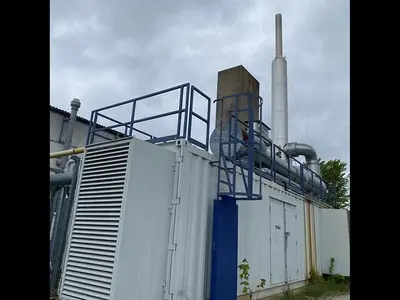 USED HEAT AND POWER PLANT WITH AN ABSORPTION CHILLER 850 KW