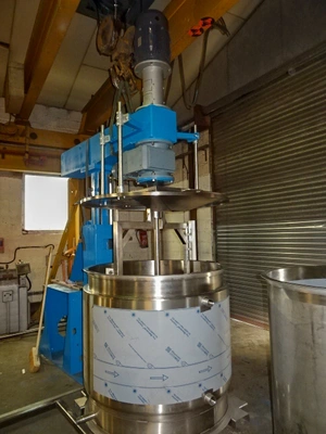 R&B Combination Scraped Arm Stirrer & Turbine/Sawtooth Mixer 1.1 & 15Kw Flp