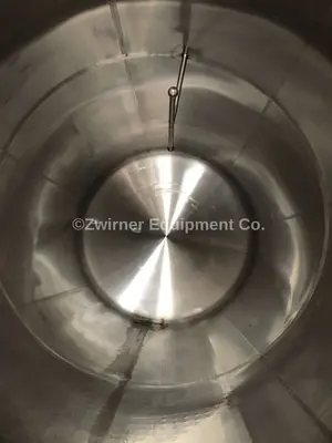 Walker 5,000 Gallon Refrigerated Horizontal Cylindrical Storage Tank, Stainless Steel Front Head