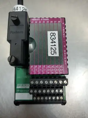 Used Foxboro FBM204 0-20mA Field Process Terminal Assembly PLC Processors South Carolina US | Palmetto Automation #1542741