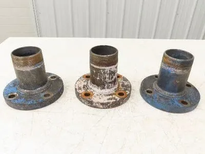 Weldbend 3" Butt Weld Flange x 3" NPT Pipe Nipple 6"Height #150  Lot of 3