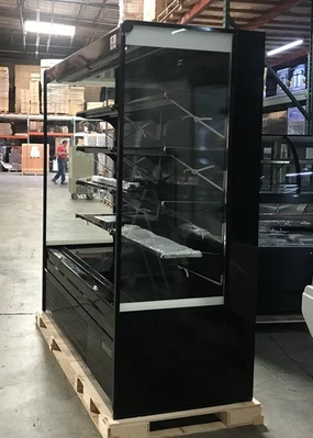 171-0023 76” Open Air Self Contained Curtain Merchandiser Cooler