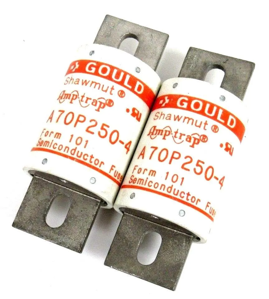 NEW LOT OF 2 SHAWMUT A70P250-4 SEMICONDUCTOR FUSE A70P2504