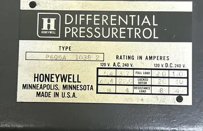 USED HONEYWELL P606A-1038-2