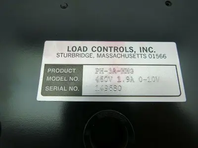 Load Controls INC PH-3A-HHG Power Transducer 460V 1.9A 0.10V