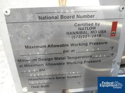 USED Watlow 5 KW Watlow Oil Heater, 480 Volt