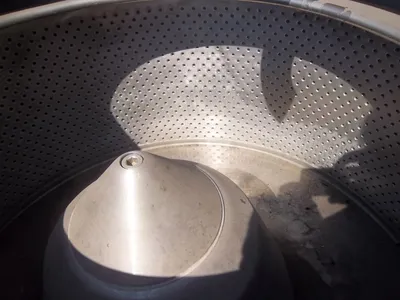 Ferrum V4A 30 x 14 perforate basket centrifuge, 316SS.