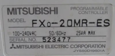 NEW MITSUBISHI FX-20MR-ES PROGRAMMABLE CONTROLLER FX20MRES