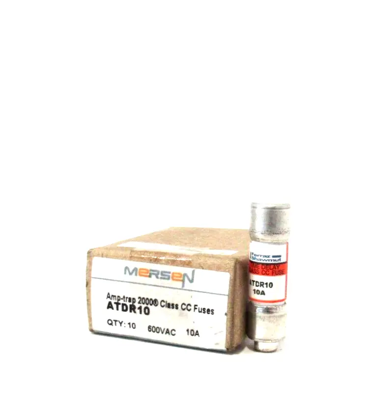BOX OF 10 NEW MERSEN ATDR10 FUSES