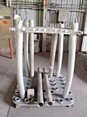 60" diameter x 72" H Annealing Furnace, gas-fired, hydrogen gas, 2150°F, complete w/control