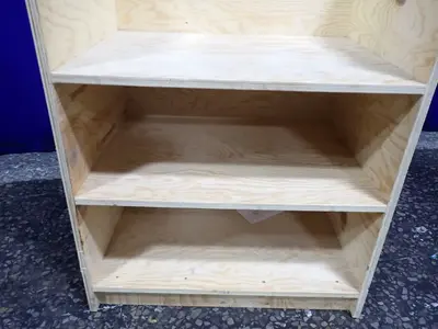 3 Tier (27" X 19") Wooden Shelf