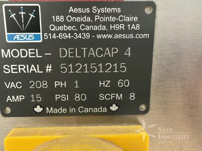 Used AESUS DELTACAP 4 Cappers | Star Industries #1253440