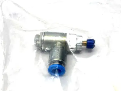 197581, GRLA-1/8-QS-6-RS-D | Festo GRLA-1/8-QS-6-RS-D One-Way Flow Control Valve, 6mm Tube OD, 197581 - New