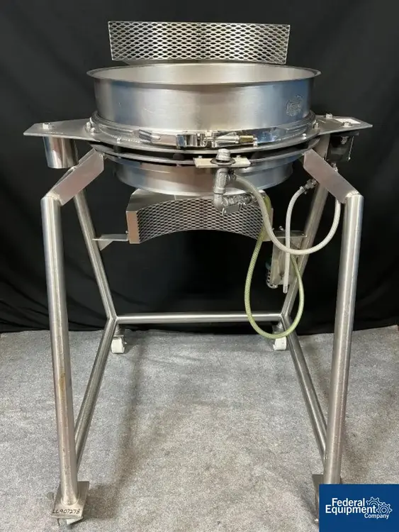 Used Midwestern Industries 24" Midwestern Porta Sifter, Model M55, S/S Circular Screeners Indiana US | Federal Equipment Company #131386