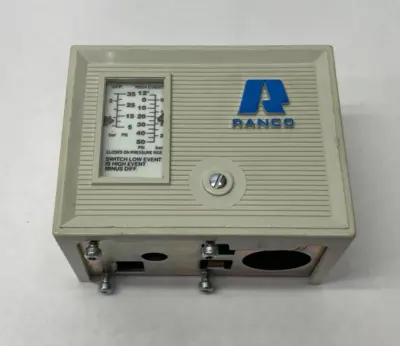 USED RANCO PRESSURE CONTROL UNIT, OPENS LOW MISSING COPPER CAPILLARY COIL