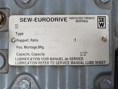 Used SEW SA57A Gearboxes British Columbia CA | Lenmark #268466