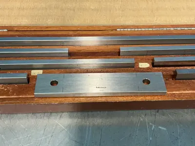 Used MITUTOYO / DOALL / WEBBER 645/C/3031 Gage Blocks Ohio US | HGR 24 #1251182