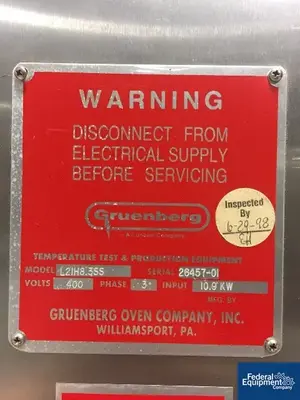 USED Gruenberg Gruenberg Oven, Model L21H8.3SS