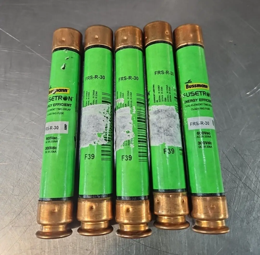 Bussmann FRS-R-20 Fusetron Fuse FRSR20 (Pack of 5) (BIN413)