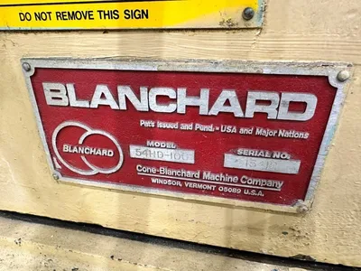 Used 1981 BLANCHARD 100" GEARED HEAD ROTARY SURFACE GRINDER Rotary Surface Grinders Tennessee US | Timco, Inc. #1411999